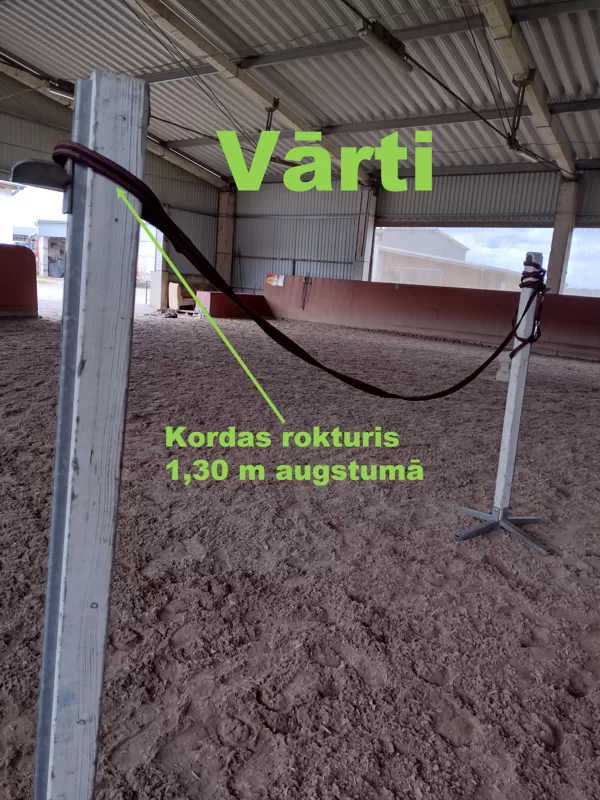 Vārti 2 / striķa augstums